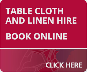 table cloth and linen hire online